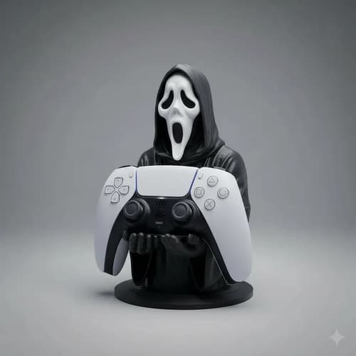 Suporte De Controle Gamer Ghostface Panico Para Playstation
