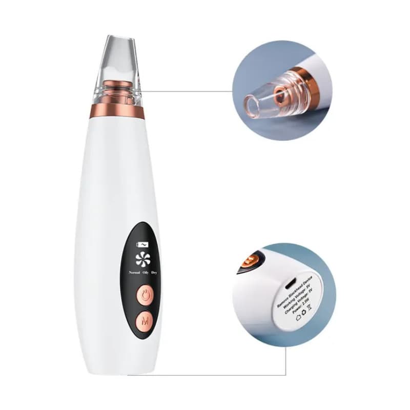 Removedor De Cravos Espinhas Cleaning Sugador Poros Acne Sucção Usb Recarregável MY MONKEY