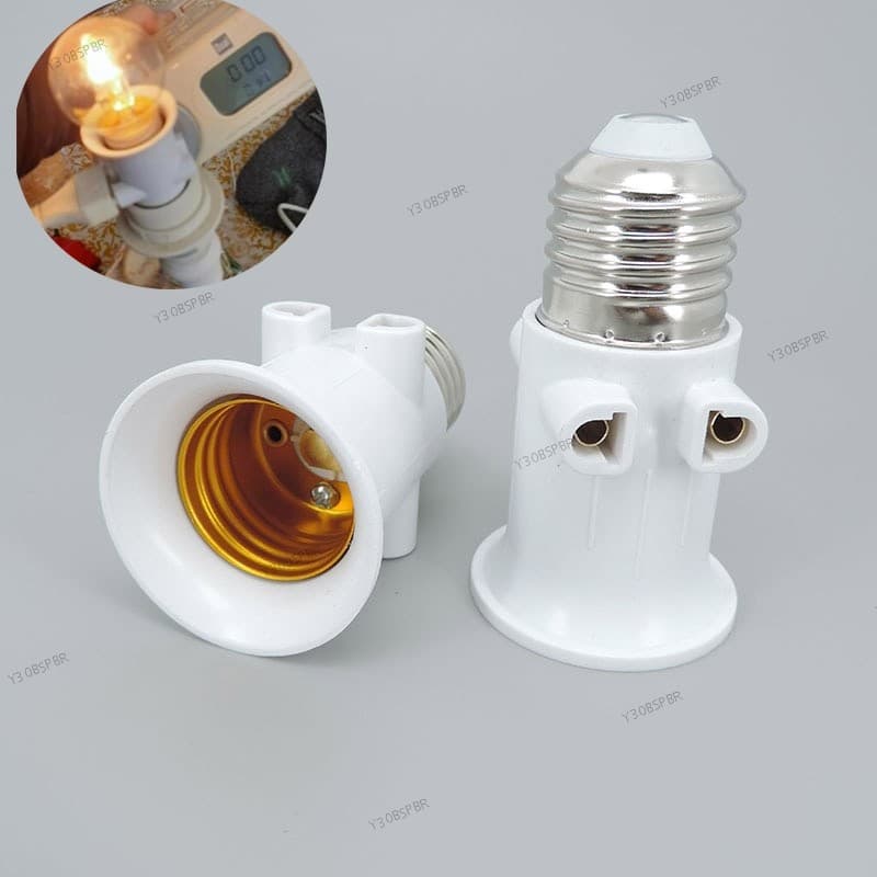 AC 100-240V 4A E27 base De Lâmpada LED Soquete Para Adaptador De Tomada Da Ue Suporte De Luz De Iluminação Conector Aces