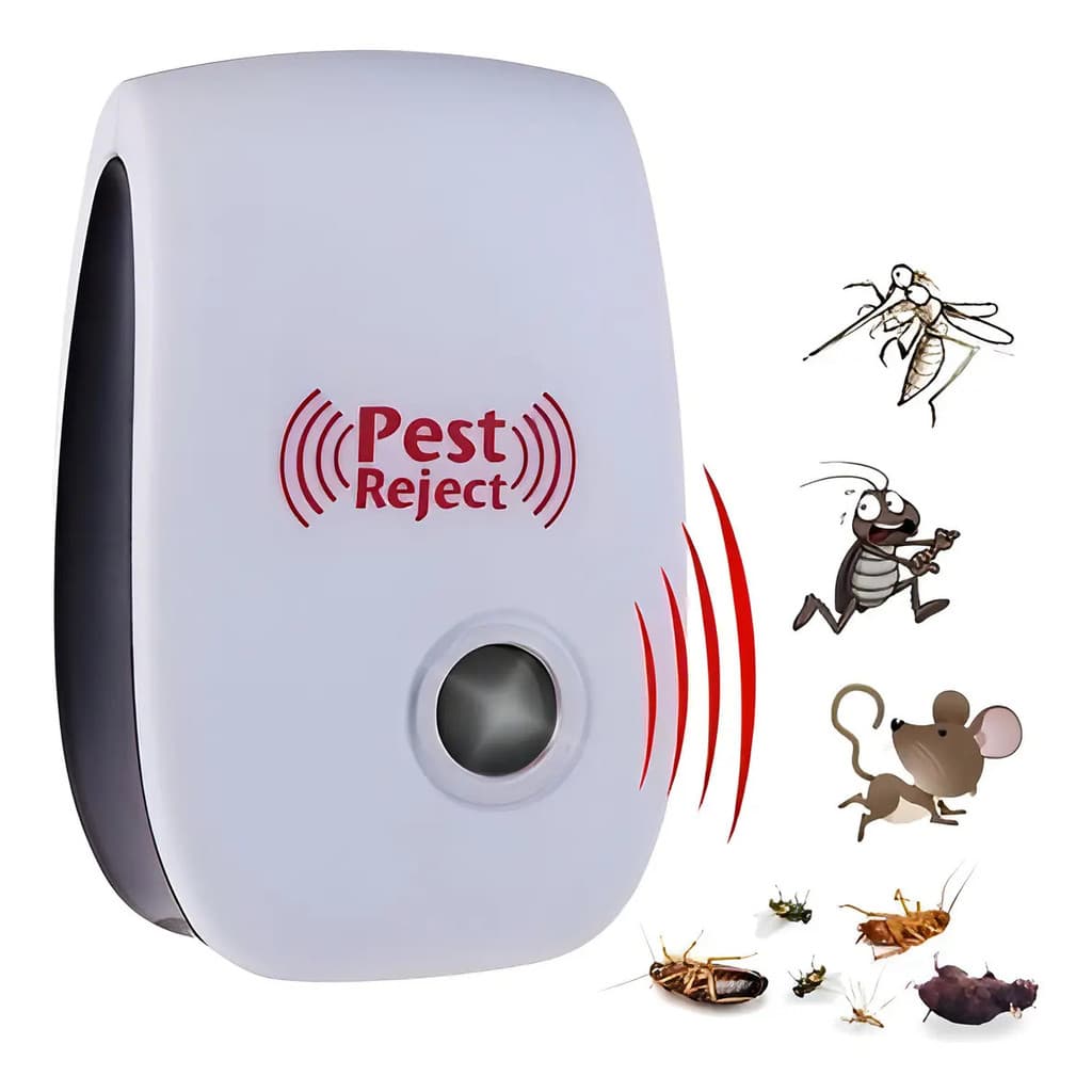 Repelente Ultrassônico Eletrônico Afasta Ratos Mosquitos