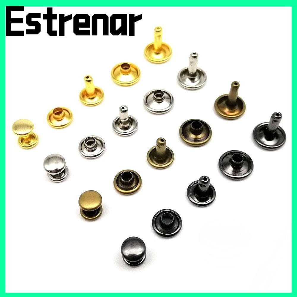 ESTRENAR 100 Conjuntos De Pregos Spot , 6/8/10mm Acessório De Roupas Decoração Rebite Parafuso Prisioneiro , De Bolsa De