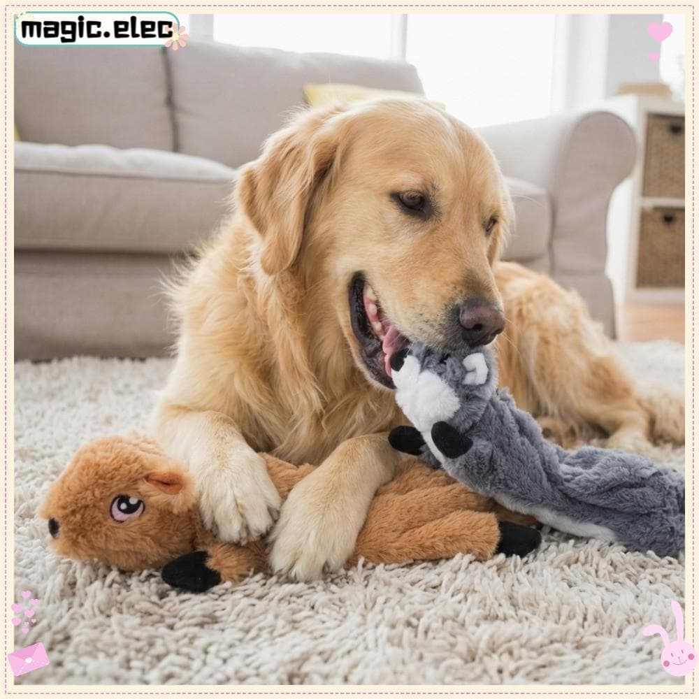 Brinquedo Mágico Para Animais De Estimação , Capa De Lã Macia , Sem Enchimento Interno , De Pelúcia Cachorro Mastigar Co