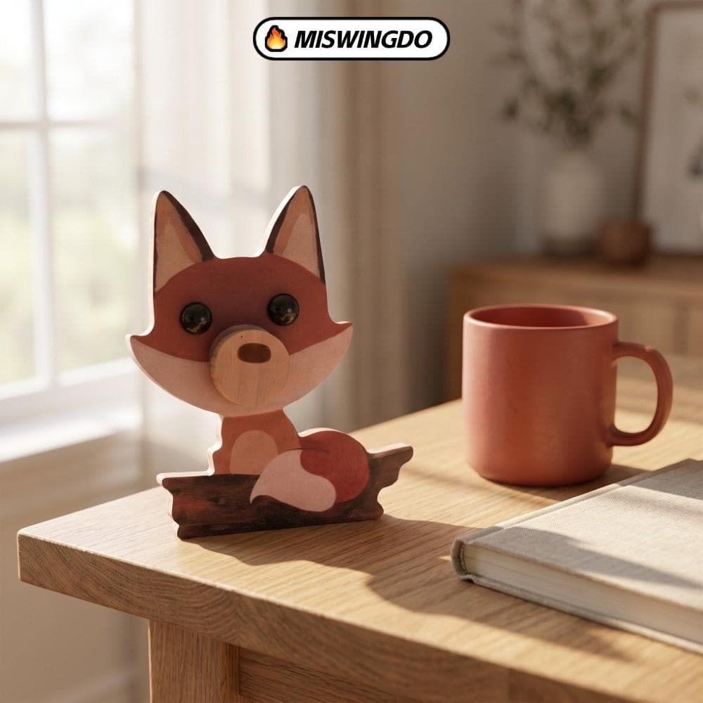 Suporte De Exibição De Óculos De Mesa MISWINGDO , Tinta Multicolorida Revestida À Mão