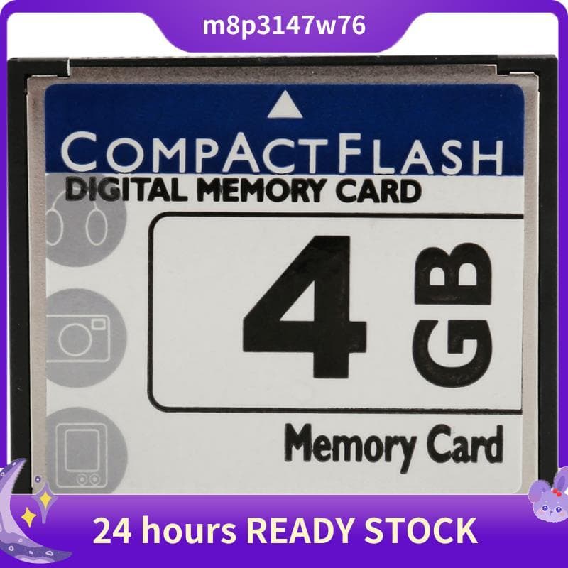 Cartão De Memória Flash Compacto Profissional De 4 Gb (Branco E Azul)