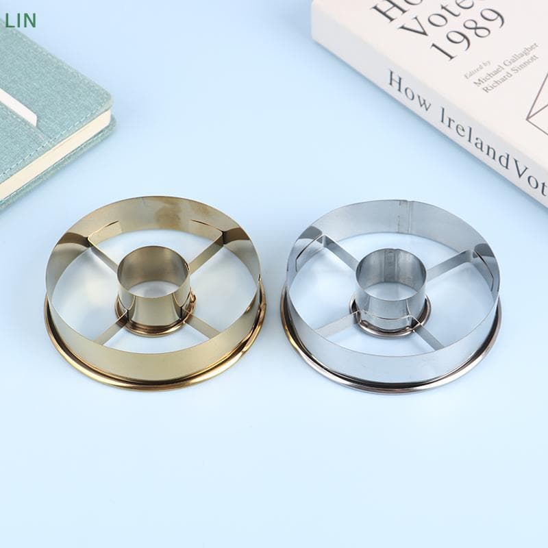 DIY Aço Inoxidável Donut Molde Bolo Decoração Ferramentas De Cozimento Sobremesas Cortador De Pão Fabricante Cozinha Cas