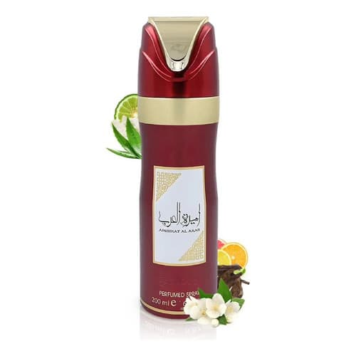 Perfume Body Spray Ameerat Al Arab Asdaaf Lattafa 200ml Árabe Feminino
