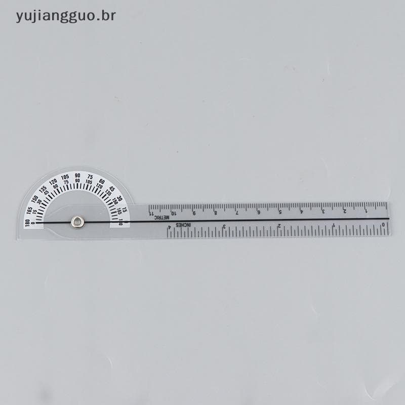 # Novo Atacado PVC Médico Dedo Goniômetro Transferidor De Plástico Régua De Ângulo De 180 Graus .