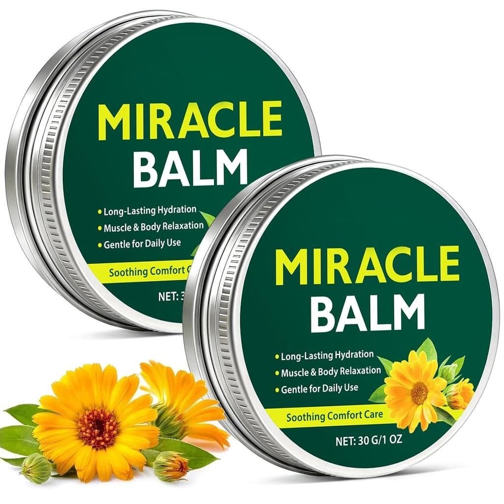 2Packs Miracle Balm para Pernas Inchadas, Alívio de Varizes, Relaxante e Confortável, Fórmula Botânica com Calêndula par