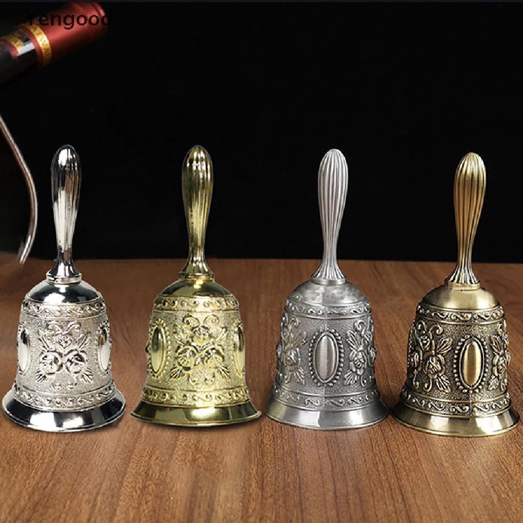Yengood Sino De Metal De Tom Retrô / Mão Para Artesanato Bruiloft / Decoraçãotie / Sino De Alarme
