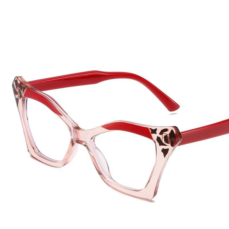 Óculos De Olho De Gato Vintage Feminino 2025 Novo Na Moda Bloqueio De Luz Azul Cor Doce