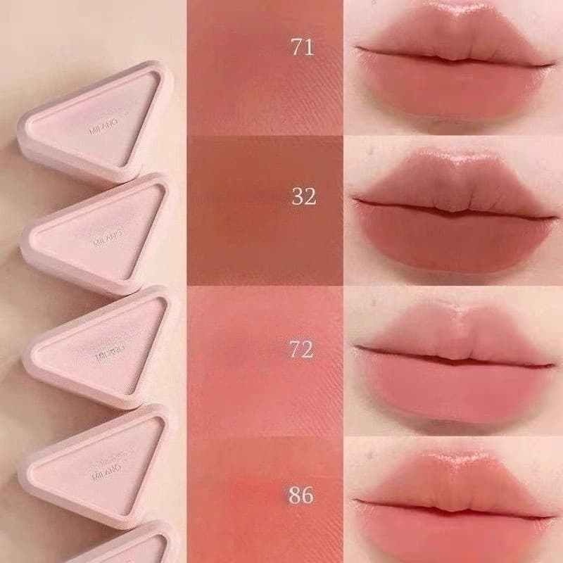 Novo Paa da . Blush Em Pó Fosco Com Foco Suave , Névoa Macia , Creme Multiuso , Batom , Olhos , Lábios , Bochecha , Três