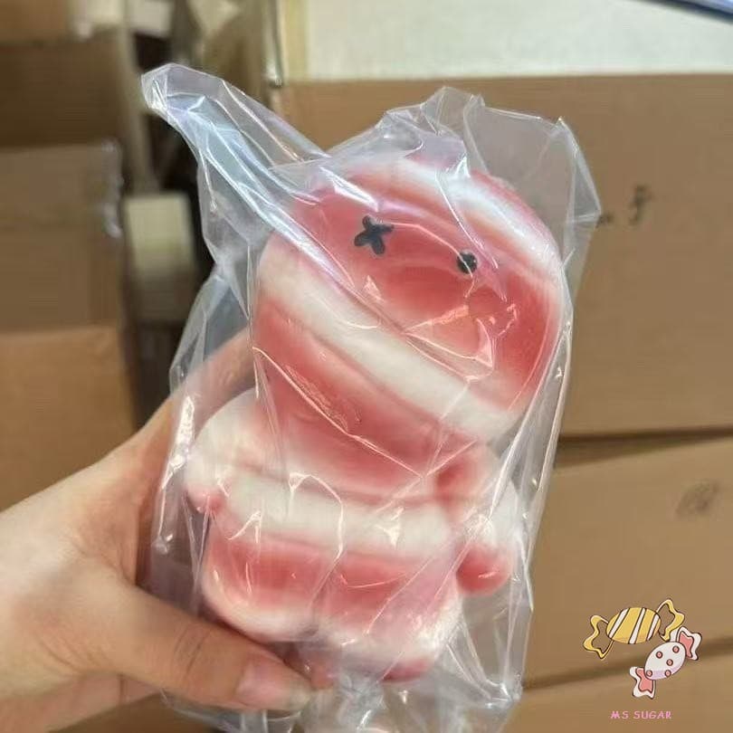 Brinquedo De Alívio De Estresse De Recuperação Lenta-Boneca De Pão Macia E Pitada Para Ansiedade