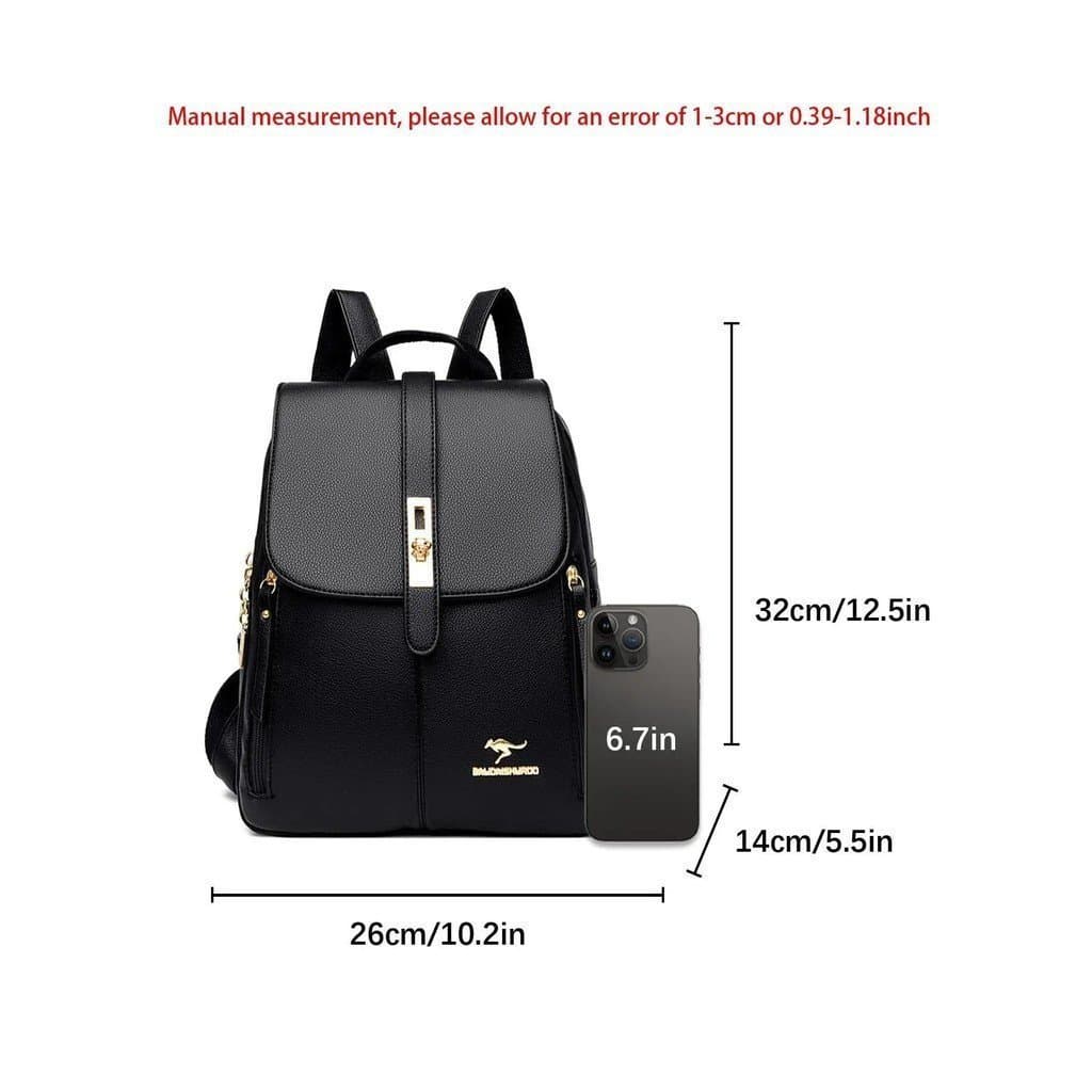 Mochila Feminina de Moda, Mochila Escolar de Grande Capacidade para Estudantes, Mochila Leve e Portátil para Escritório
