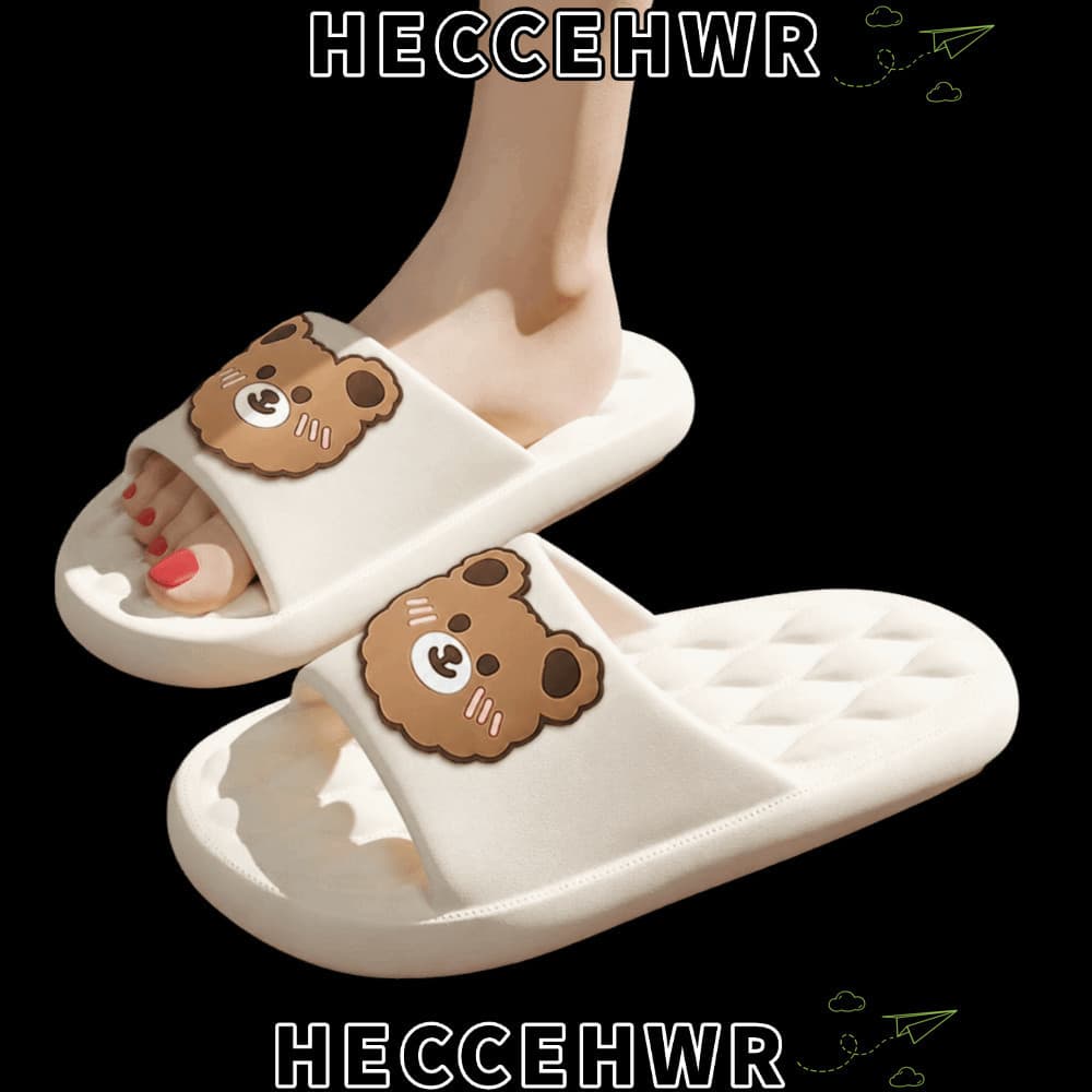Chinelos De Casa HECCEHWR , Verão Femininos Macios E Resistentes Ao Desgaste , Sola Grossa Leve Para Praia