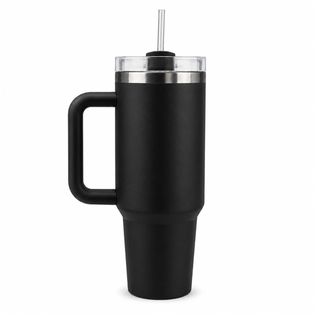 (CGT4022) COPO TERMICO COMPRIDO MIX  - Preto