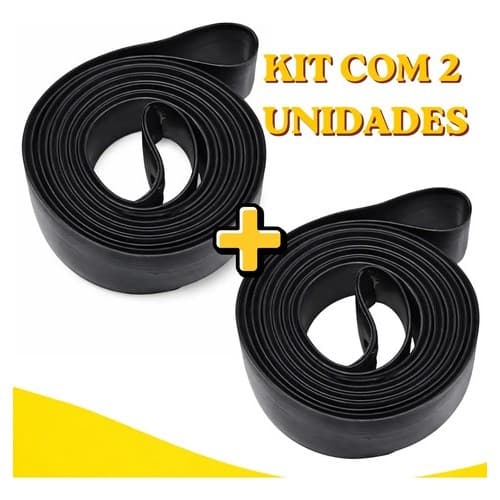 Kit 2 Cinta Aro 14 Moto Protetor Câmara De Ar Roda Raiada