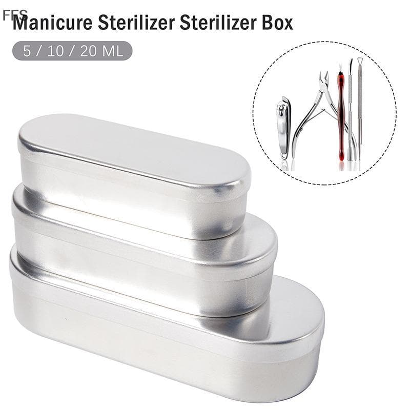 FSLUXO Manicure Esterilizador Caixa Dental Ferramenta Bandeja Recipiente Resistente De Alta Temperatura .