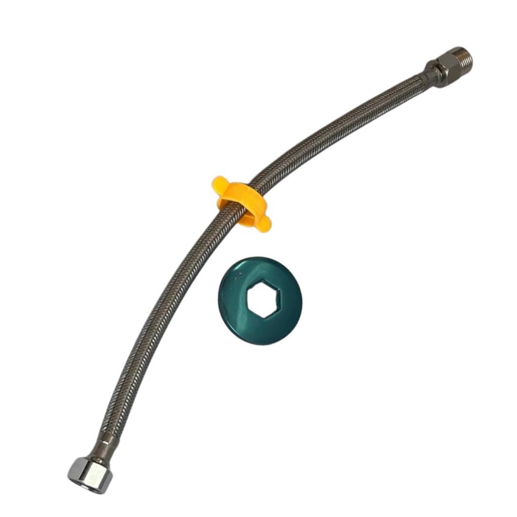 ENGATE FLEXIVEL MALHA INOX - 40CM THOMPSON