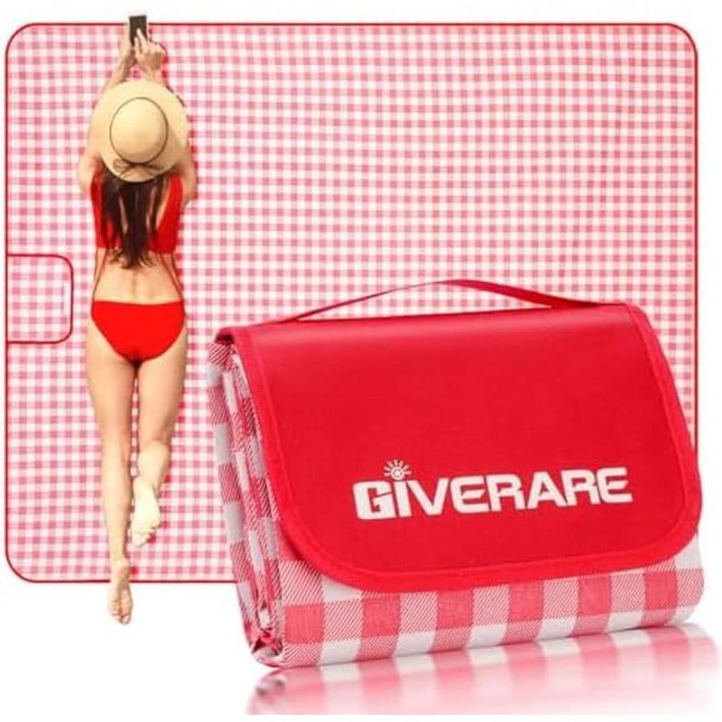Cobertor De Praia Para Piquenique Extra Grande , Cobertores De Acampamento Ao Ar Livre À Prova D'água De Areia XL 80 X 6