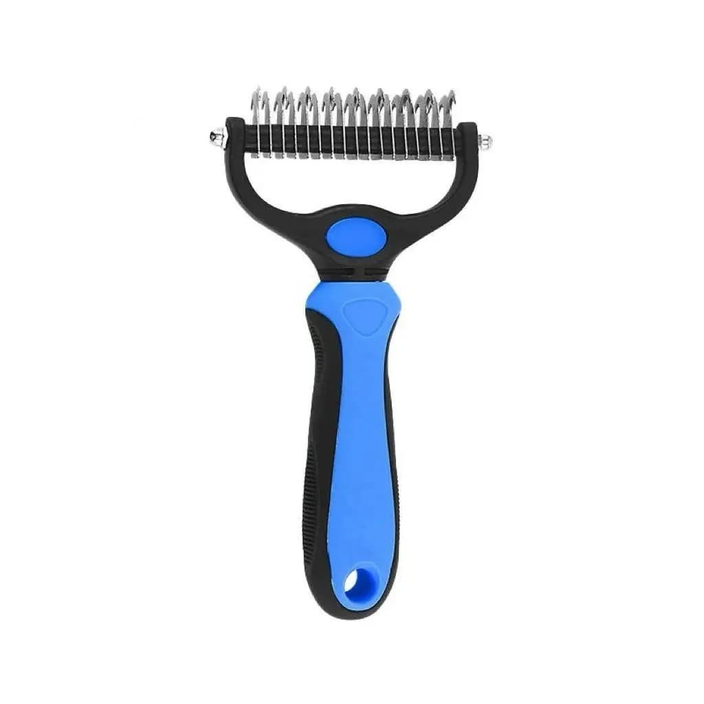 Raspador para Remover o Subpelo para Cães de Pelo Longo, Pente de Cuidado Dupla Face para Pelos Soltos e Leves Emaranhad