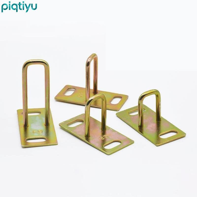 PIQTI 2 Unidades De Trava De Almofada De Assento De Motocicleta , Placa Pedal De Metal , Fivela De Captura