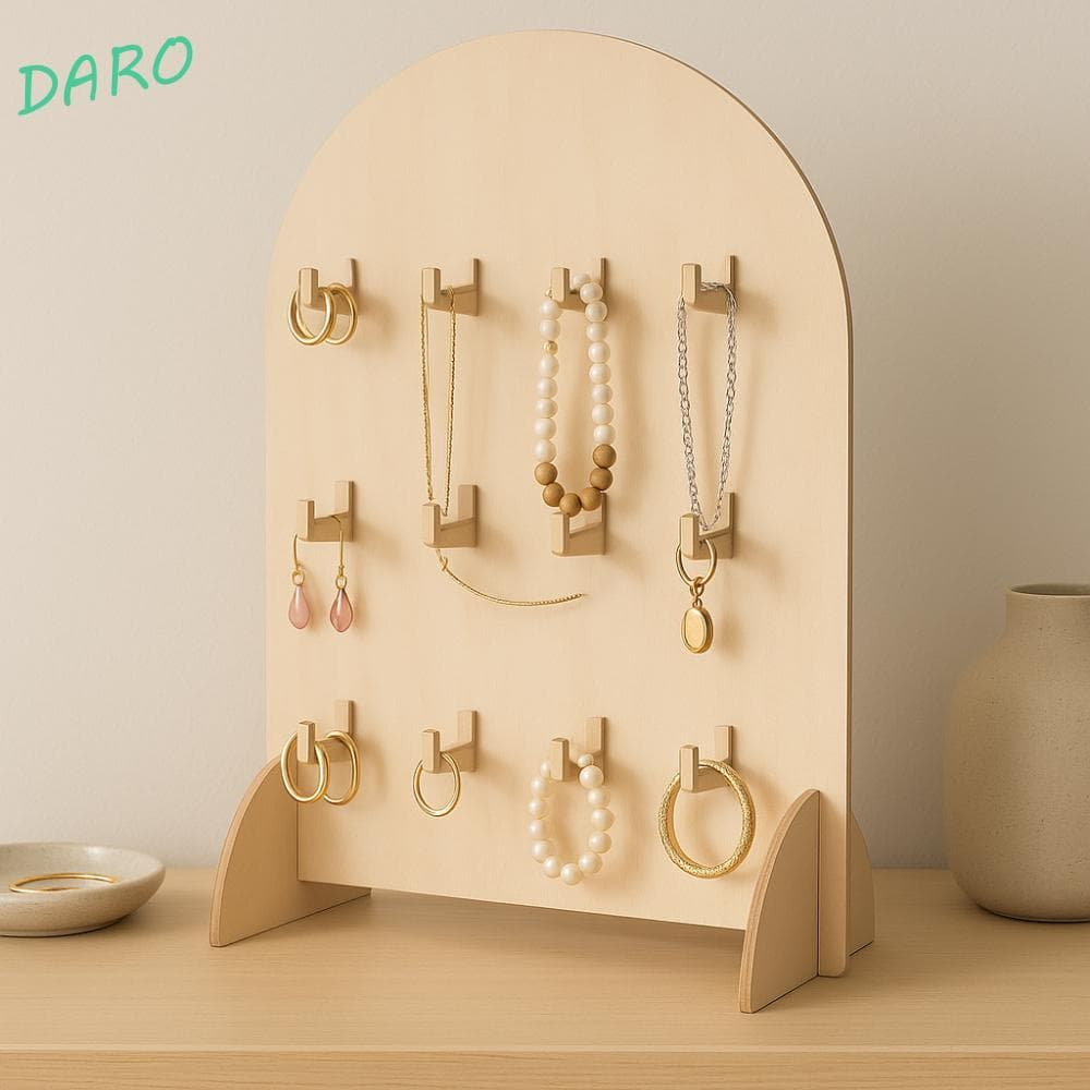 Rack De Exibição De Brincos DARO , Armazenamento De Joias Removível , Estilo Gancho Organizador De Pulseira De 3 Camadas