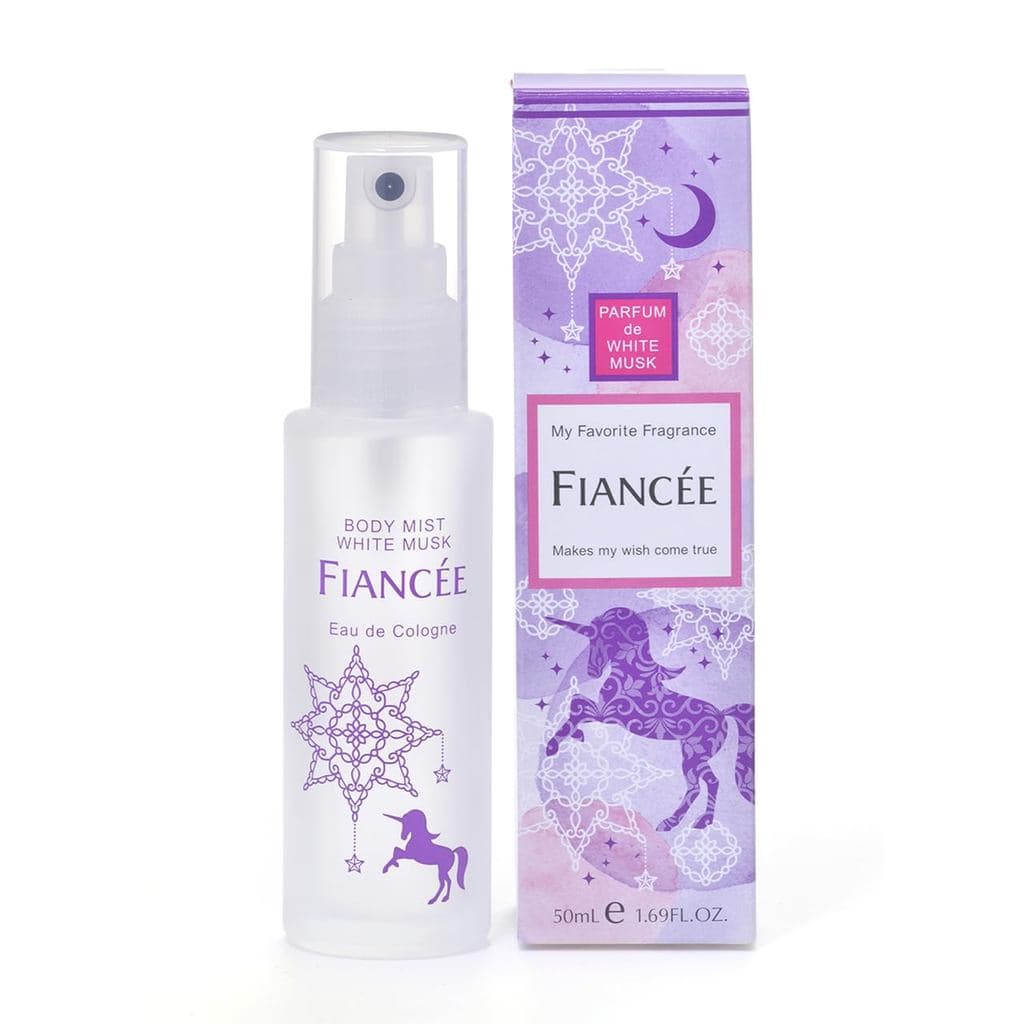 Body Mist Fiancée White Musk 50ml: Uma fragrância de almíscar branco sofisticada e viciante.