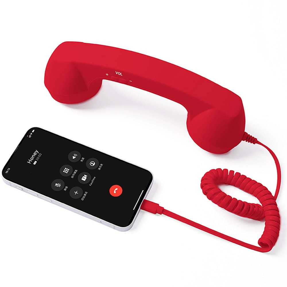 2026 Tipo C Telefones Aparelho Retro Receptor De Celular Com Microfone Alto-Falante Para Smartphone