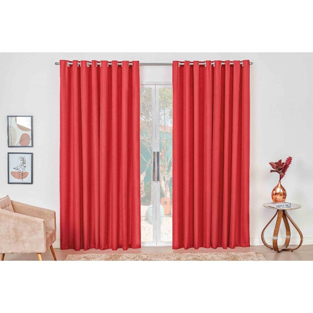 Cortina Oxford Rose p/ Quarto/Sala/Escritório 2,80 x 1,80
