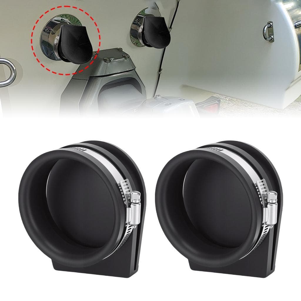 3clife-BR 2 PCS 3 Polegadas Através Da Tampa De Escape Do Casco Abertura e Fechamento Automático Barco Gard com