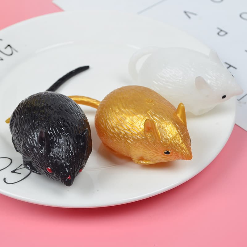 Simulação ventilação Mouse pitada diversão animal de estimação não pode quebrar Spoof brinquedo complicado crianças desc