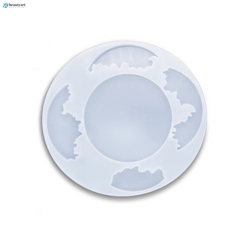 Molde De Silicone De Resina Epóxi-DIY Retângulo Onda Costura Almofada Copo Artesanato