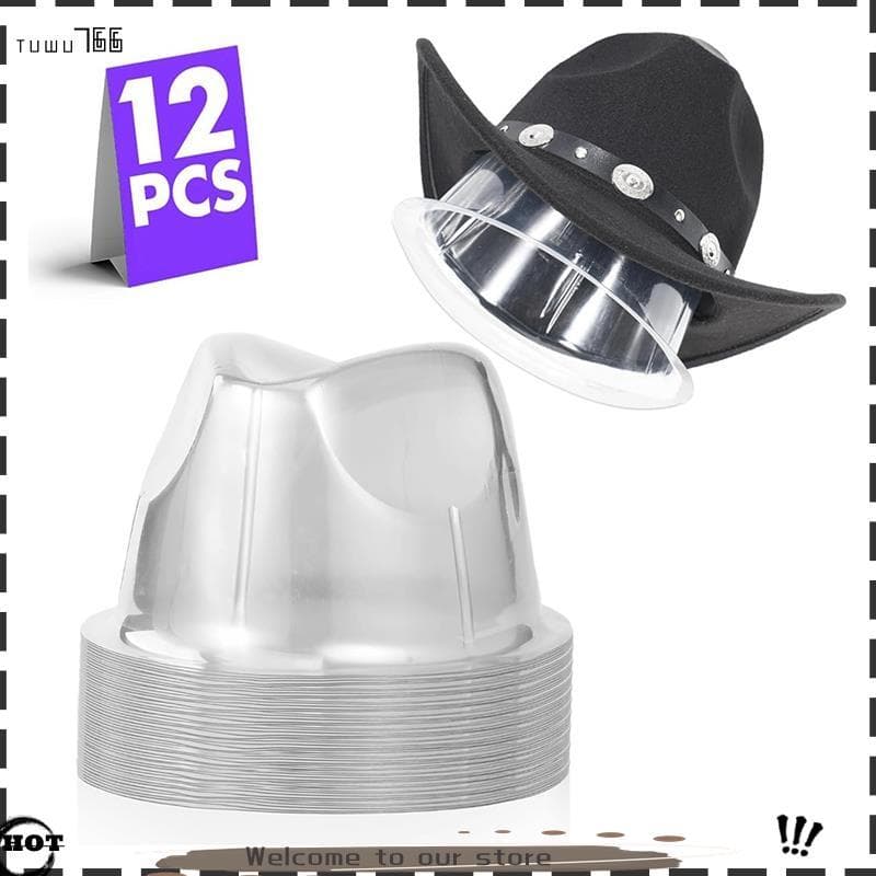 Heheshophtrshj1plástico Para Bonés Modelador De Chapéu 12 Peças Expositor Com Inserções Modeladoras Vários Chapéus Supor