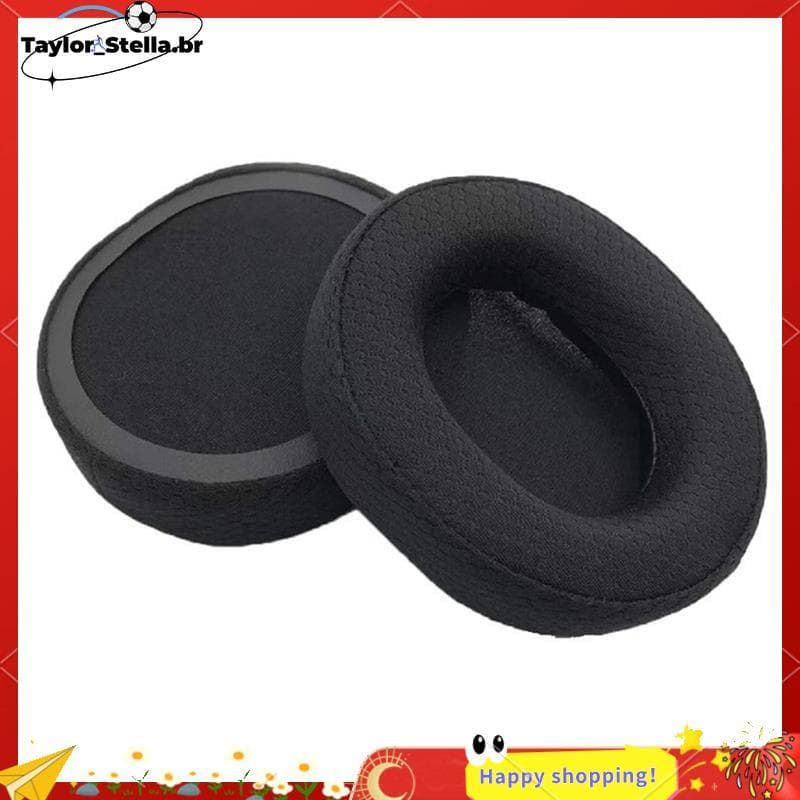 Almofadas De Ouvido Para Arctis 1/3/5/7/9/Pro Fone Sem Fio Isolamento Esponja Grade Emenda