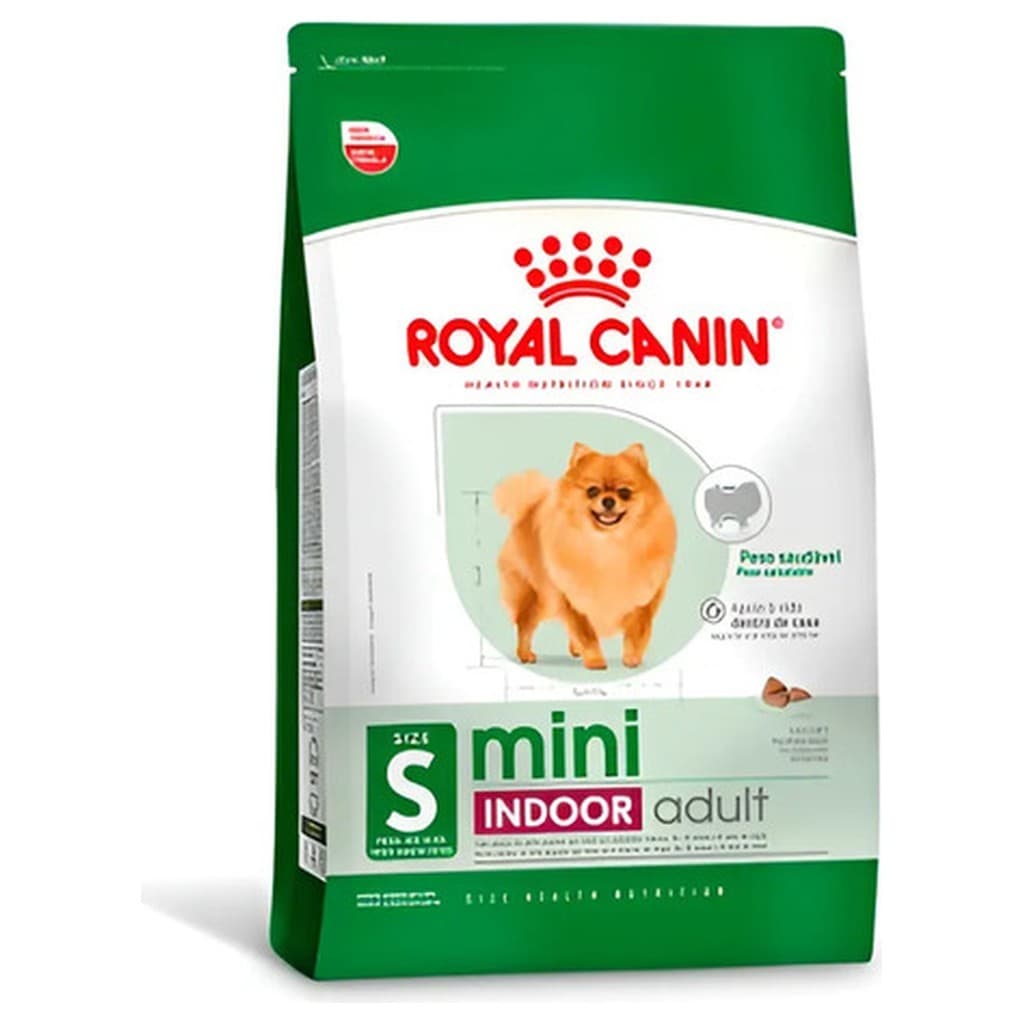 Ração Royal Canin Mini Indoor Adult Cães Pequeno Porte 2 5kg