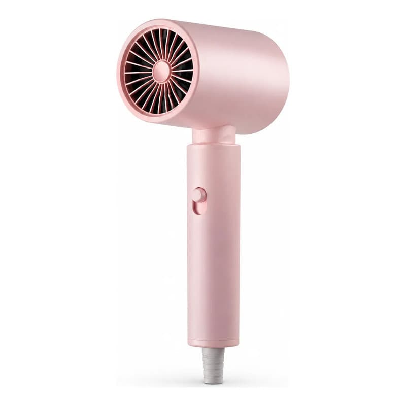 Secador De Cabelo Portátil Elétrico Secagem Rápida Rosa
