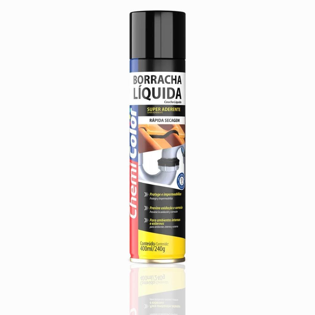 Borracha Líquida Impermeabilizante Spray Chemicolor 400ml