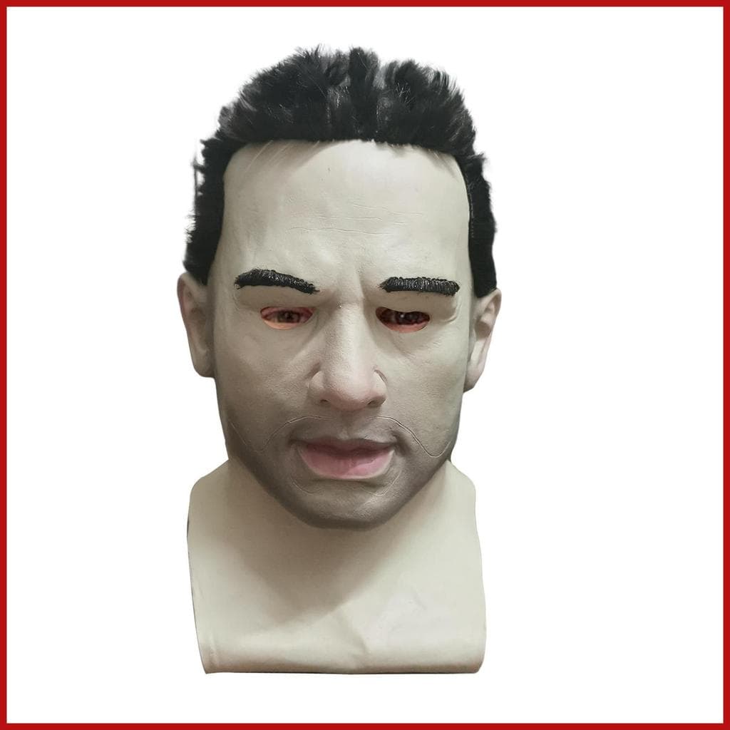 Halloween Velho Cabeça Capa Confortável Ajuste Sem Costura Buracos De Olho Traje Adereços Decoração Látex Para Barra pom