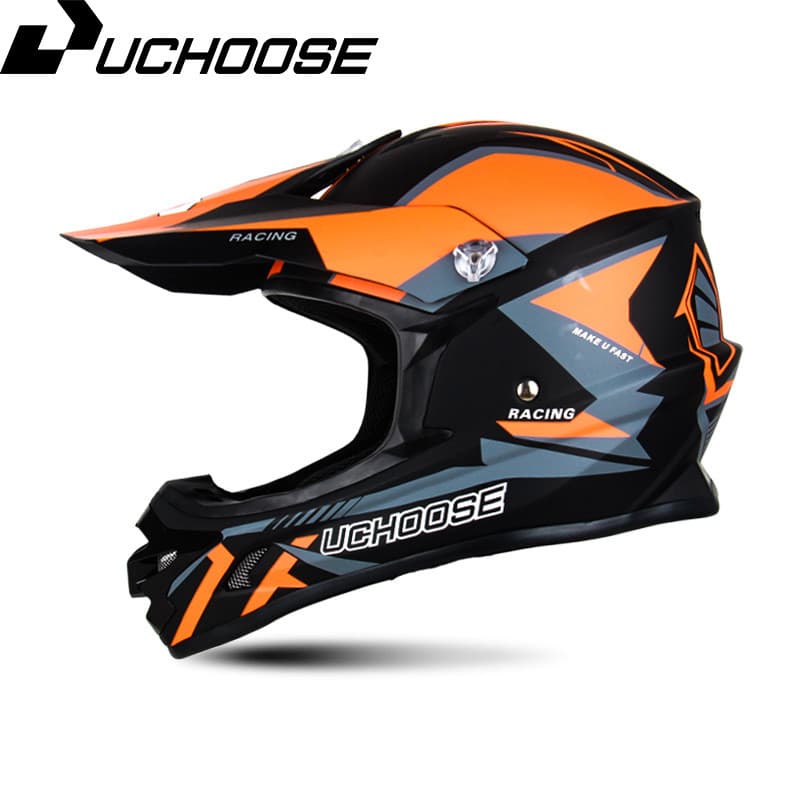Novo capacete de motocross para comércio exterior, capacete de motocicleta off-road para todas as estações com certifica