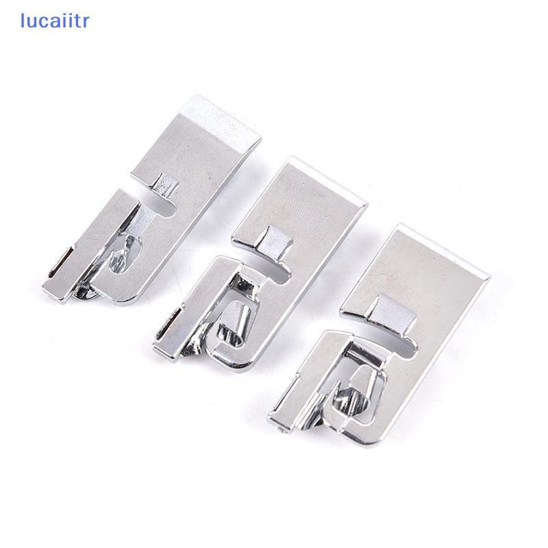 lucaiitr 3 Peças 3/4/6mm Conjunto De Calcador De Bainha Estreita Para Acessórios De Máquina De Costura BR