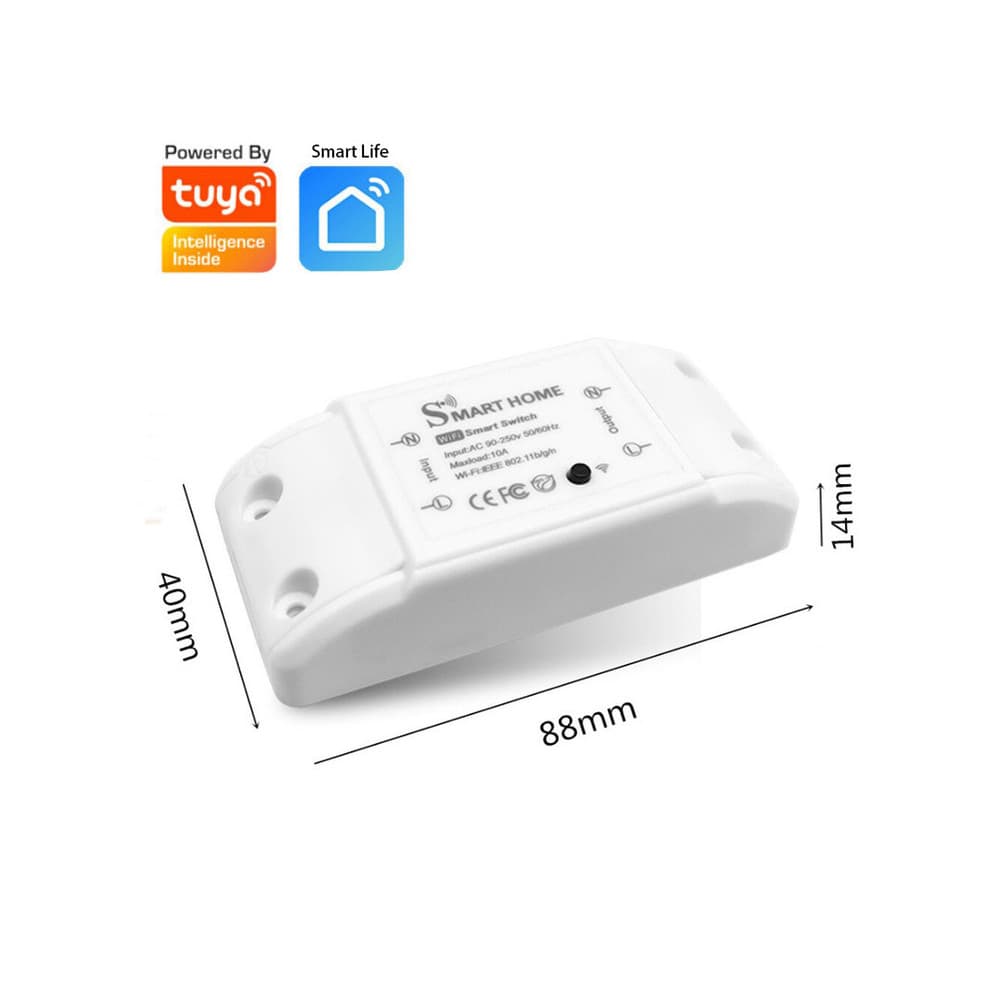 Interruptor liga-desliga inteligente WiFi com controle remoto RF433 Smart Life APP Timing Scene Linkage tuya