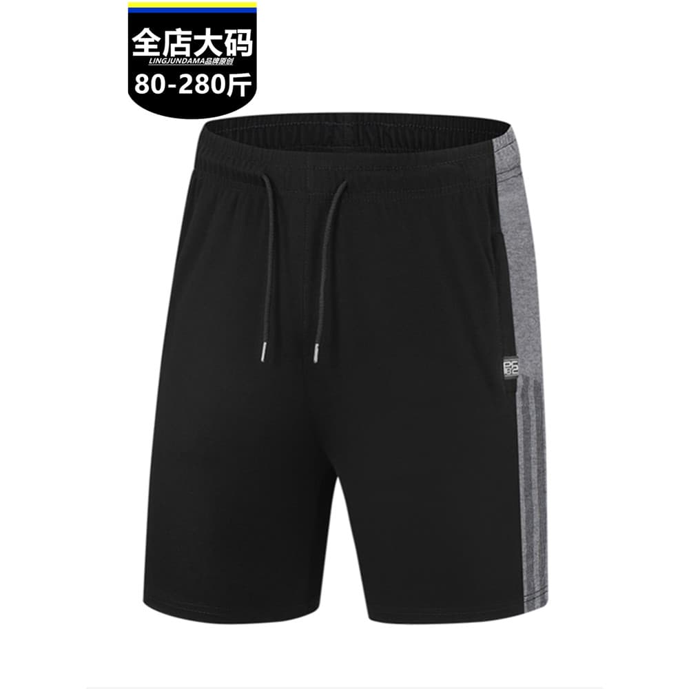 Verão puro algodão Shorts mais gordura plus Size cara gordo solto mais magro olhar calças esportivas casuais All-Match c
