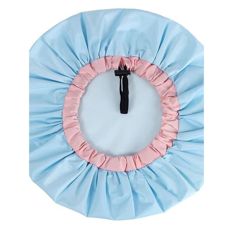 Novo estilo de camada única ajustável touca de banho feminina à prova dwaterproof água banho tamanho grande chuveiro cha