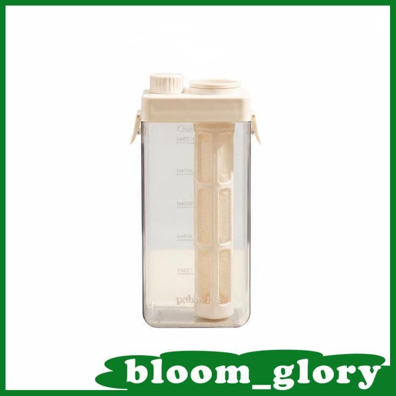 [Bloom_glory] Cafeteira De Fermentação Fria , Leve , Corpo PP , Jarra Para Bebidas Geladas , Copo Fácil De Despejar Escr