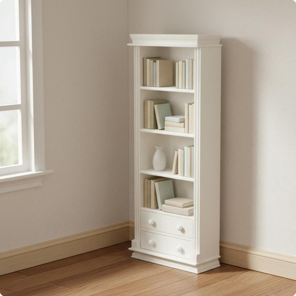 [mcpdwt] Estante Em Miniatura Prateleira Multicamadas Rack De Armazenamento Para Casa De Bonecas Decoração De Quarto De