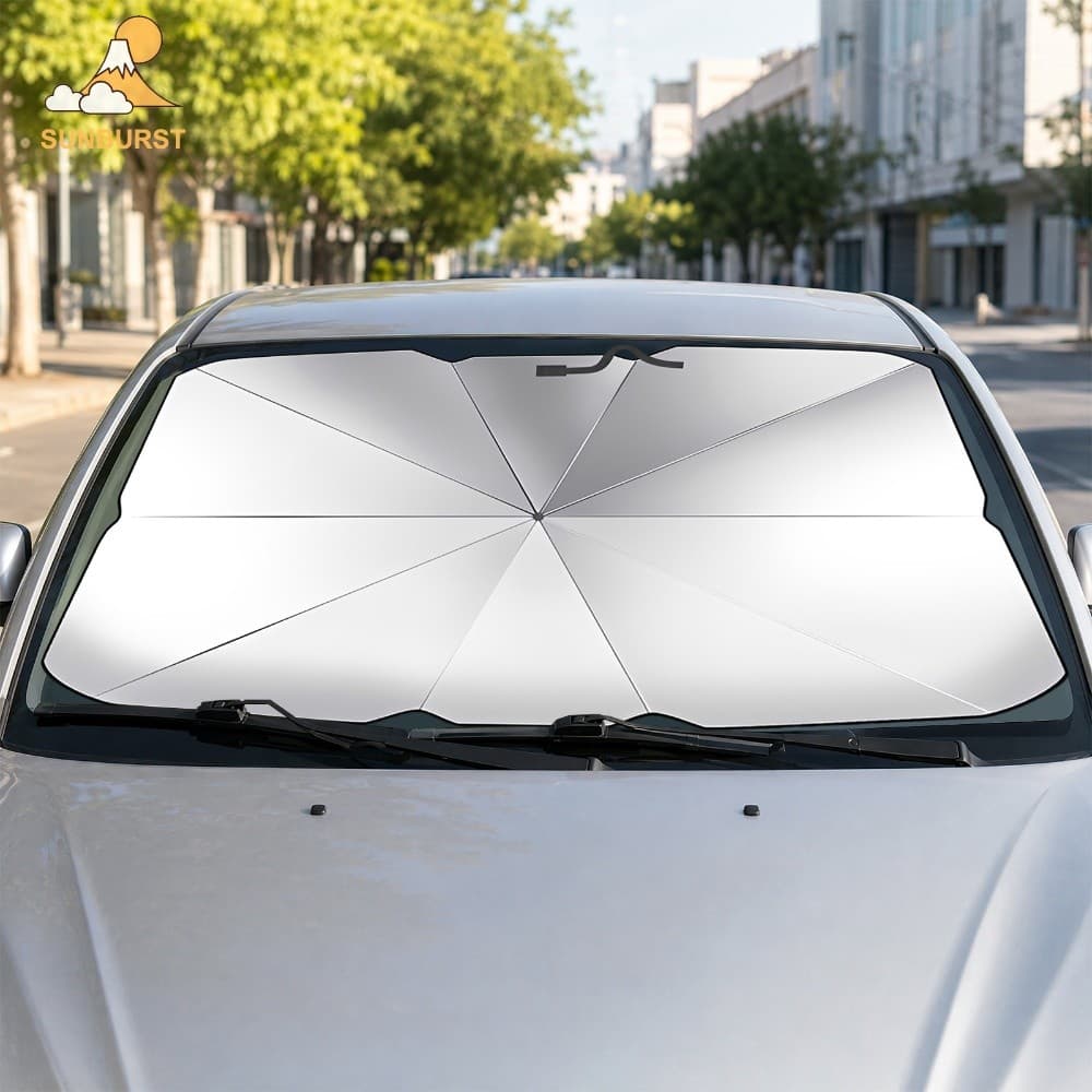 [Sunburst1 . br] Guarda-Sol Dobrável Para Pára-Brisa De Carro Com Isolamento Térmico UV