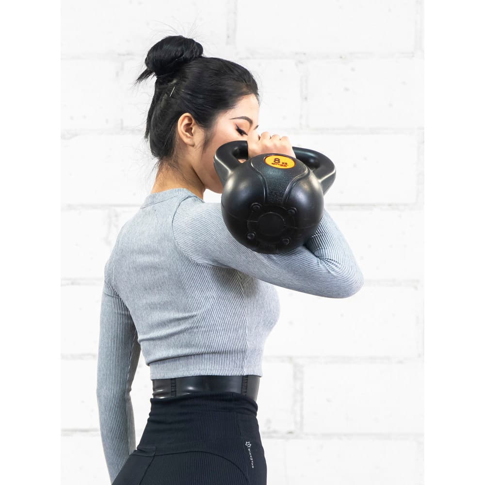 Kettlebell de plástico ecologicamente correto, masculino, feminino, Fitness, kettlebell, competição, kettlebell, 2-20kg,