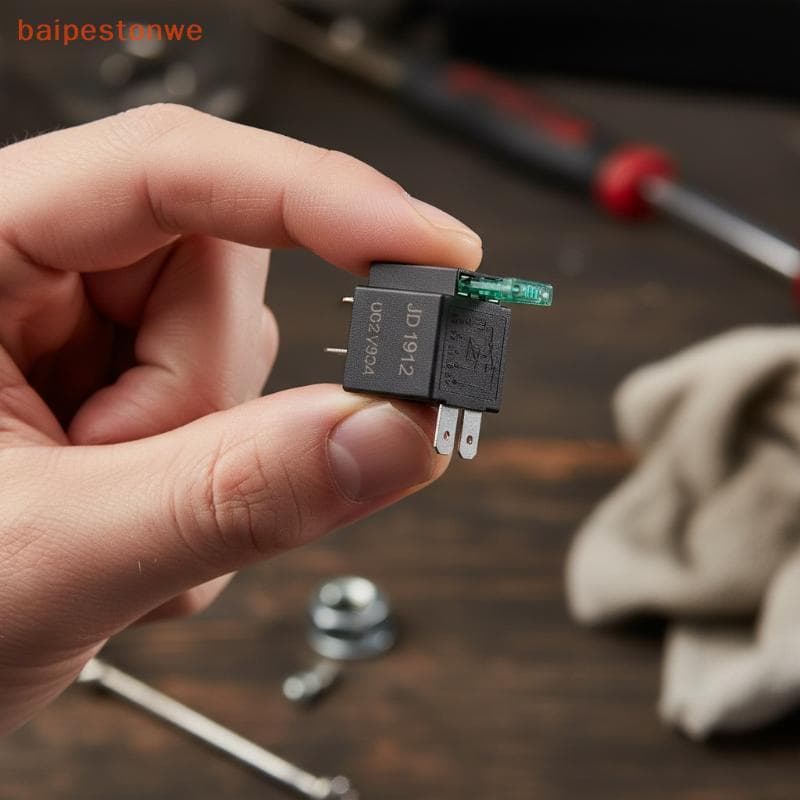 Interruptor Automotivo Do Relé Fusível De 4Pin 5Pin 30A 12V 24V Com Fios 14AWG 16AWG Para A Atualização Da Fiação Marinh