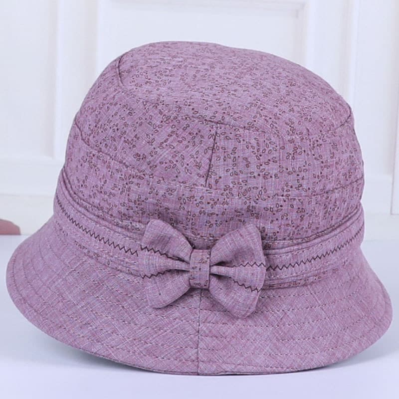 Mãe chapéu moda primavera outono bacia chapéu de meia-idade idosos vovó estilo fino moda pano chapéu idosos vovó balde c