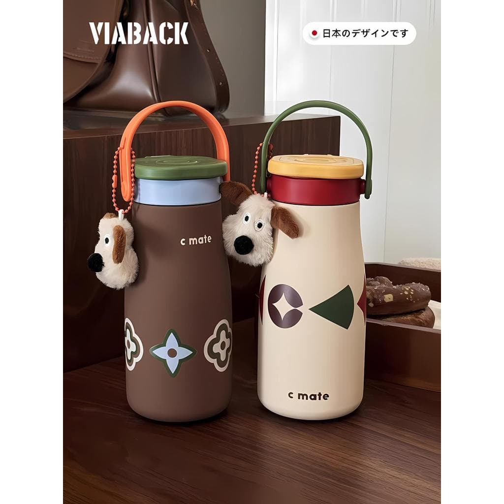 Ombro de inverno para novas xícaras!Copo térmico 316 forro cerâmico copo de palha de alto valor copo de café portátil no